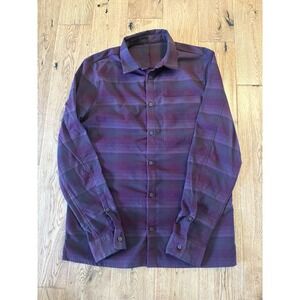 lululemon athletica Purple Casual Button Down Shirt